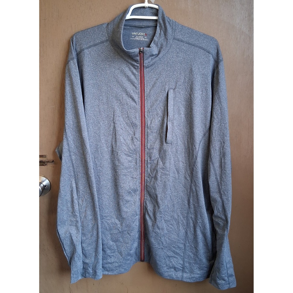 Untuckit Men's Full Zip Travel Hiking Casual Jacket XL EUC